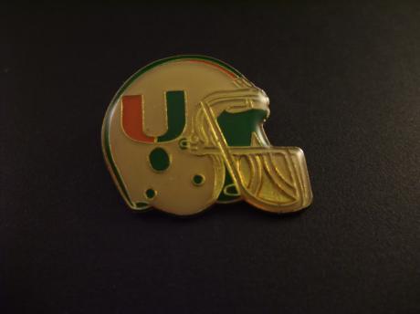 American footballclub Miami Hurricanes  helm 